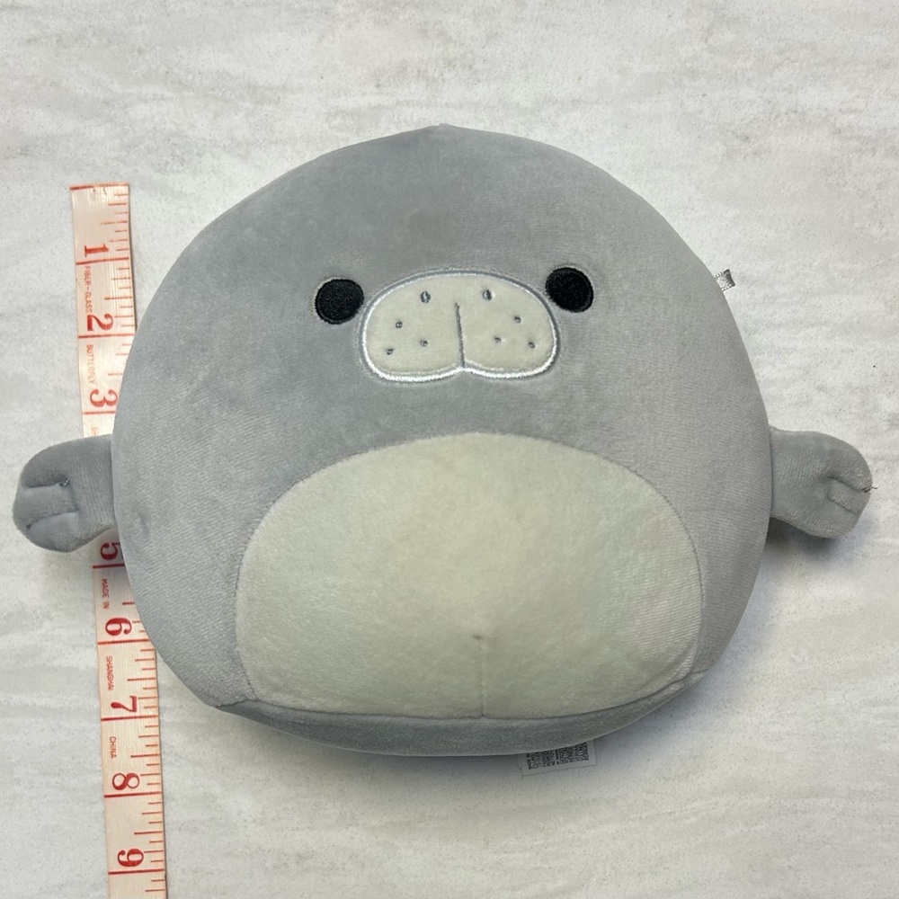 Squishmallows Gray Matt the Manatee,  Plush Toy